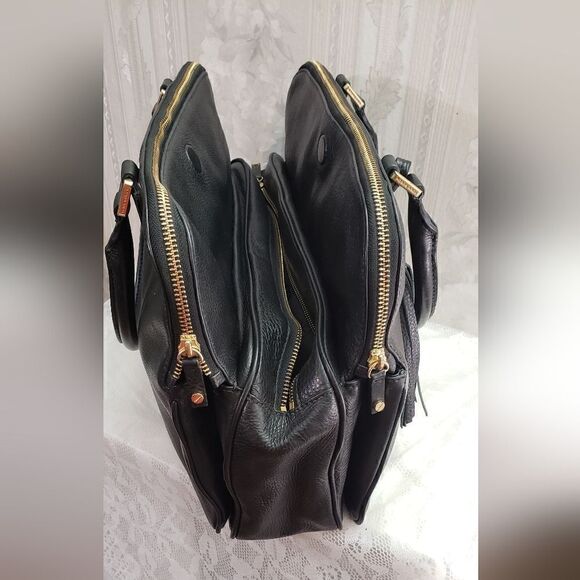 Tory Burch Thea Triple Zip Compartment Satchel - Picture 4 of 8